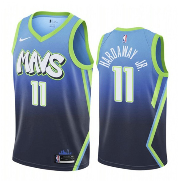 Men's Dallas Mavericks #11 Tim Hardaway Jr. Blue City Edition Stitched Jersey Men's Dallas Mavericks #11 Tim Hardaway Jr. Blue City Edition Stitched Jersey